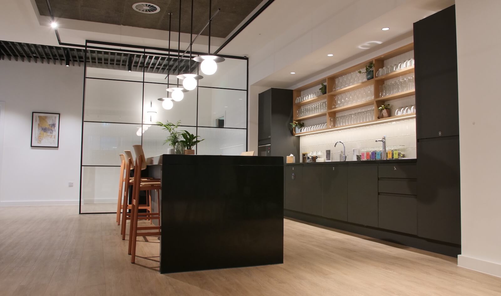 Penketh Group office kitchen interior design Manchester