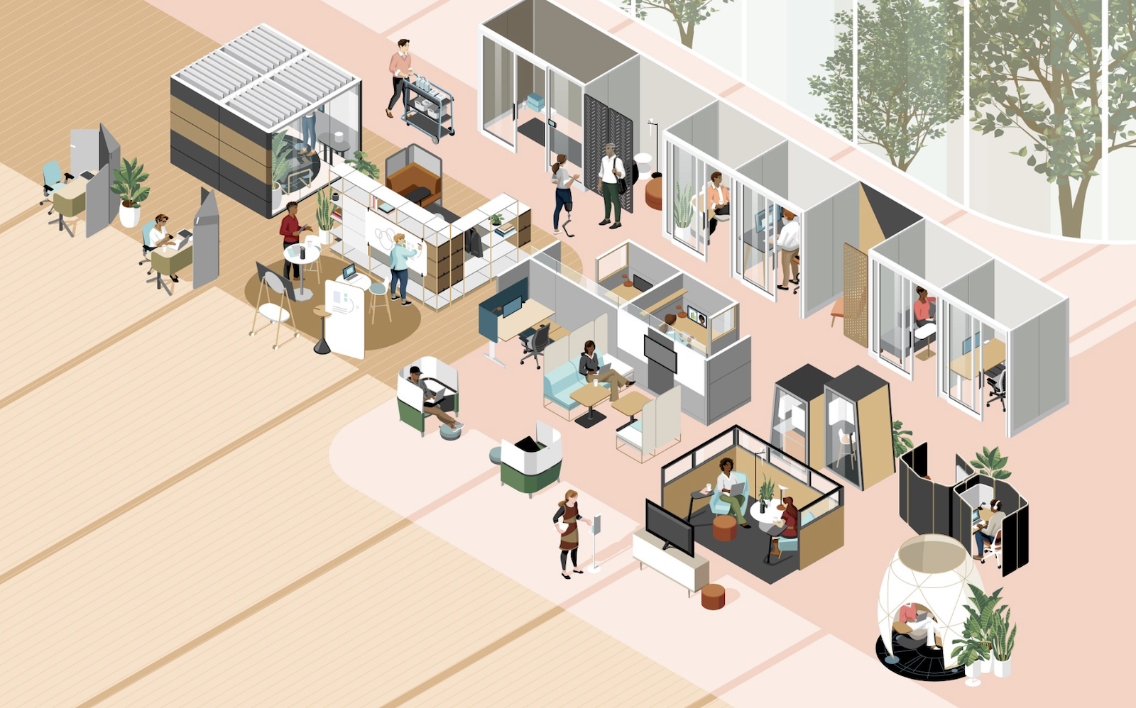 What the post pandemic workplace will look like according to Steelcase