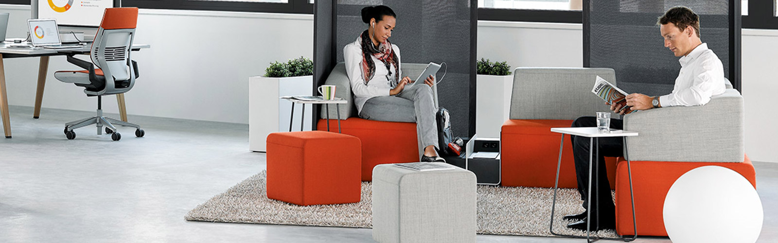 B-Free modular office seatin