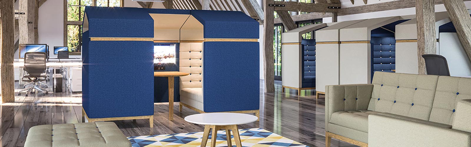 To booth or not to booth? Benefits for your office interior design - Penketh Group