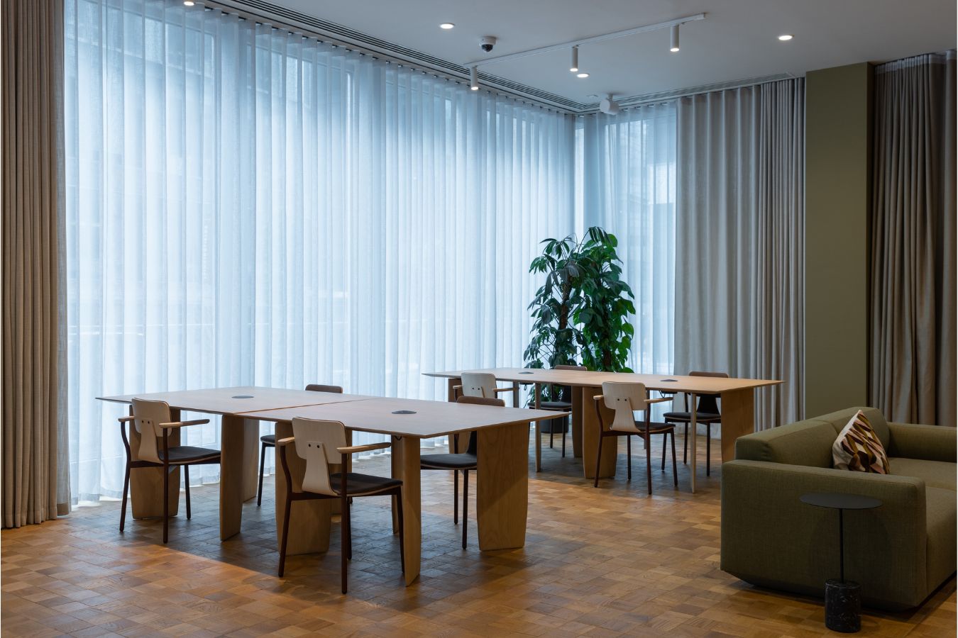 Breakout tables and desking